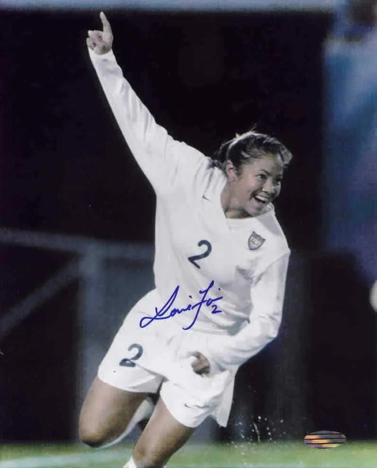 Lorrie Fair signed 1999 US Women’s Soccer team 8x10 photo Steiner - AutographsForSale.com