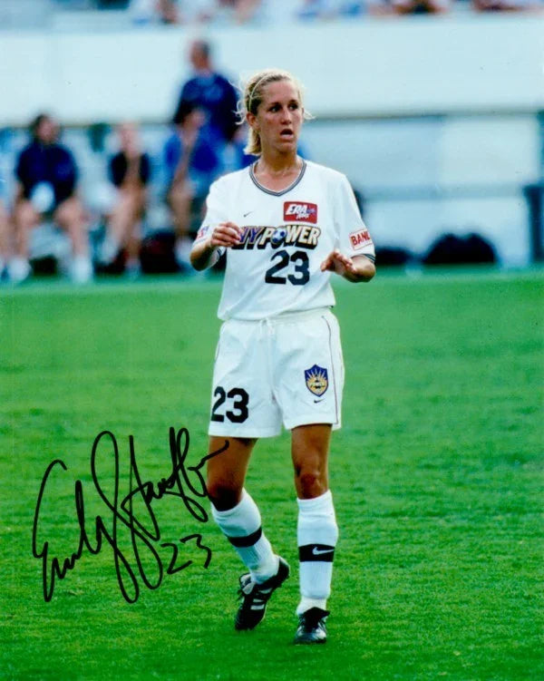 Emily Stauffer autographed WUSA New York Power 8x10 photo - AutographsForSale.com