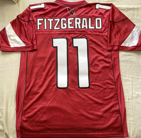 Larry Fitzgerald Arizona Cardinals Reebok red size L jersey NEW - AutographsForSale.com
