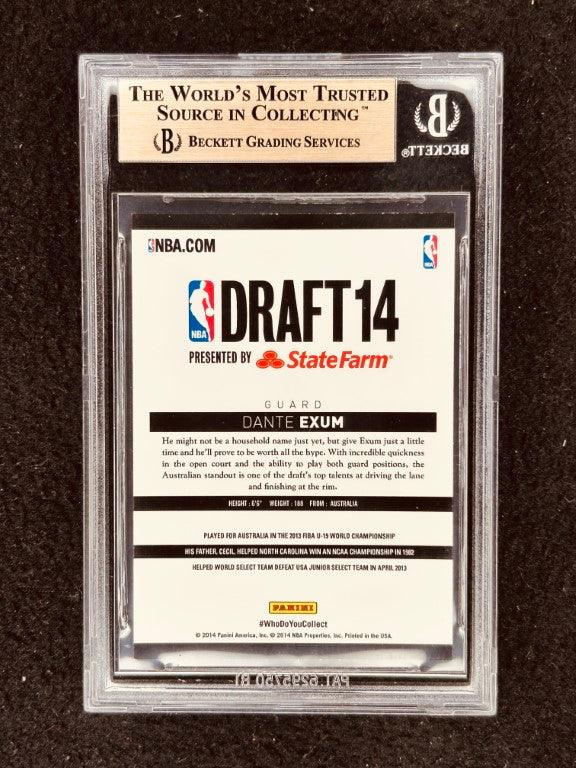 Dante Exum 2014 Panini Hoops NBA Draft RC BGS 9.5 Australia Mavericks - AutographsForSale.com