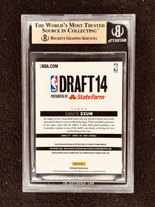 Dante Exum 2014 Panini Hoops NBA Draft RC BGS 9.5 Australia Mavericks - AutographsForSale.com