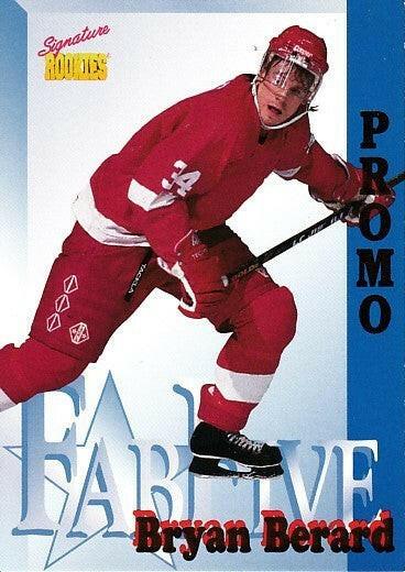 Bryan Berard 1995 Signature Rookies Fab Five promo hockey card Ff1 - AutographsForSale.com