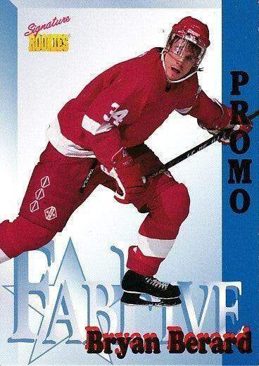 Bryan Berard 1995 Signature Rookies Fab Five promo hockey card Ff1 - AutographsForSale.com