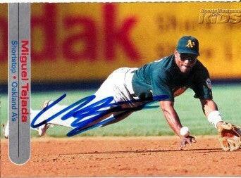 Miguel Tejada autographed Oakland A’s 2003 SI for Kids card - AutographsForSale.com