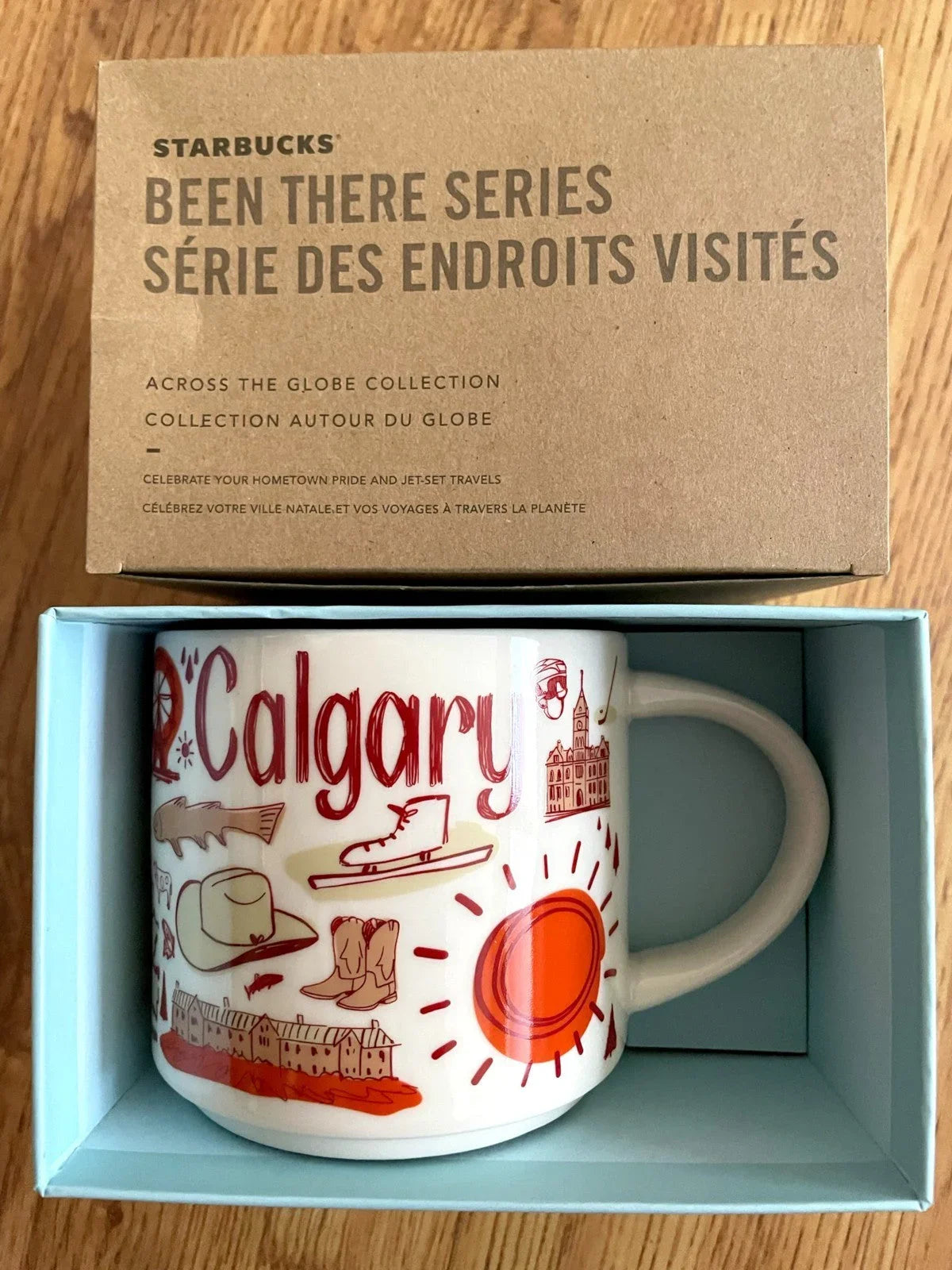 Starbucks 2018 Been There Series Calgary 14 ounce collector coffee mug NEW - AutographsForSale.com