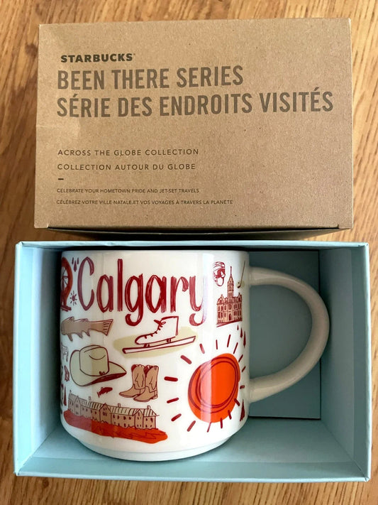 Starbucks 2018 Been There Series Calgary 14 ounce collector coffee mug NEW - AutographsForSale.com