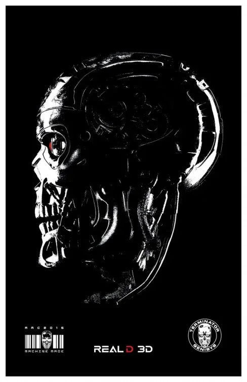 Terminator Genisys AMC Theatres exclusive 2015 mini 11x17 movie poster - AutographsForSale.com