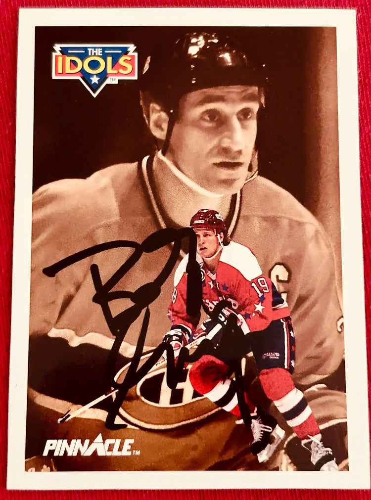 Bob Gainey signed Canadiens 1991-92 Pinnacle Idols card - AutographsForSale.com