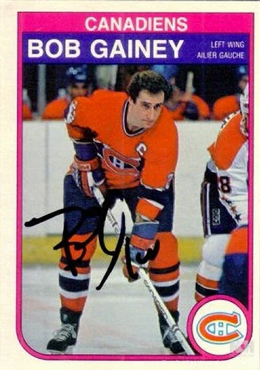 Bob Gainey signed Montreal Canadiens 1982-83 O-Pee-Chee card - AutographsForSale.com