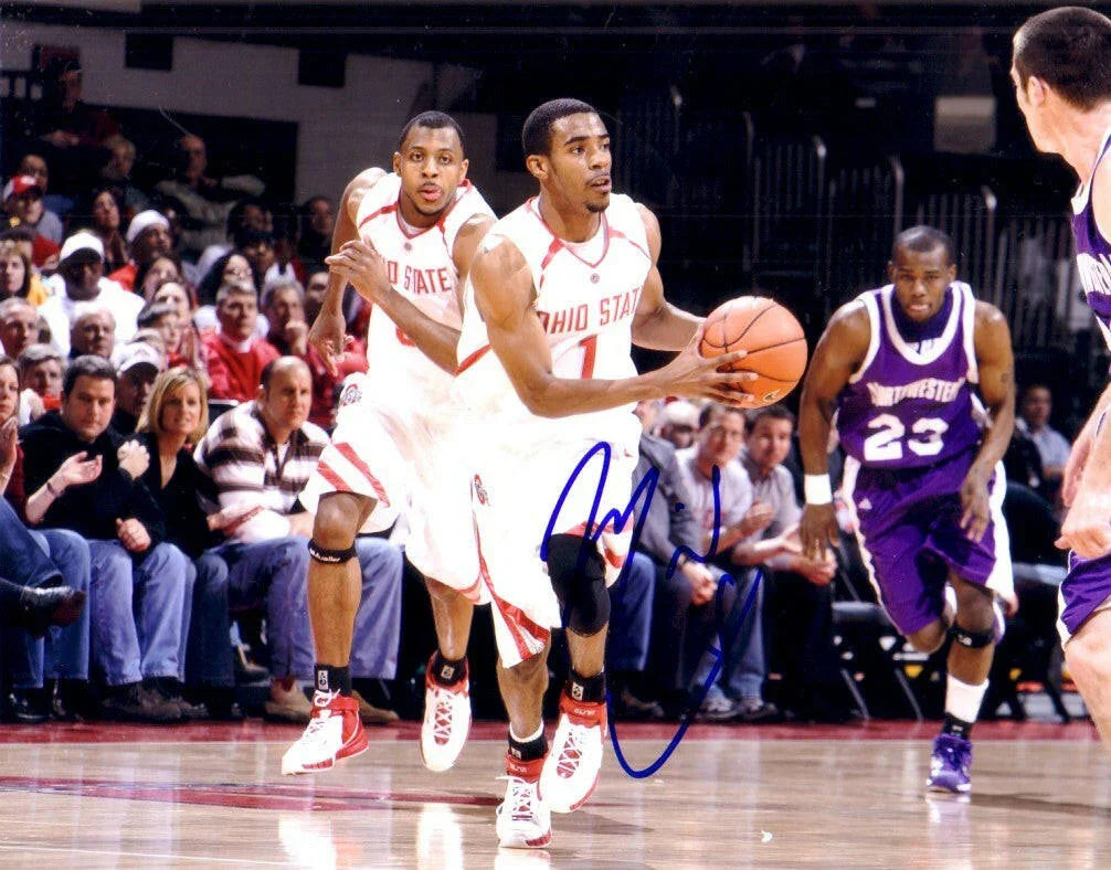 Mike Conley autographed Ohio State Buckeyes 8x10 photo - AutographsForSale.com