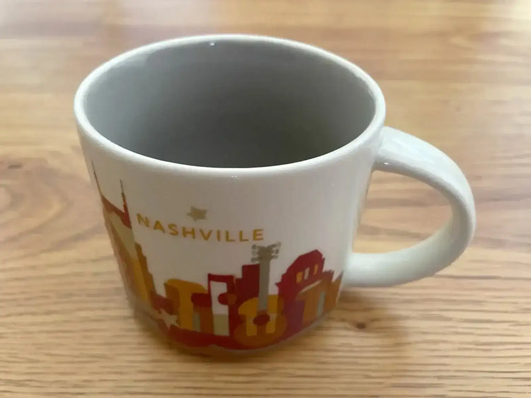 Starbucks 2013 You Are Here Collection Nashville 14 ounce collector coffee mug LIKE NEW - AutographsForSale.com