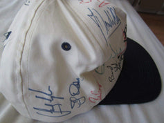 Buick golf cap signed by 22 PGA Tour Players Stewart Cink Sandy Lyle Jeff Sluman - AutographsForSale.com