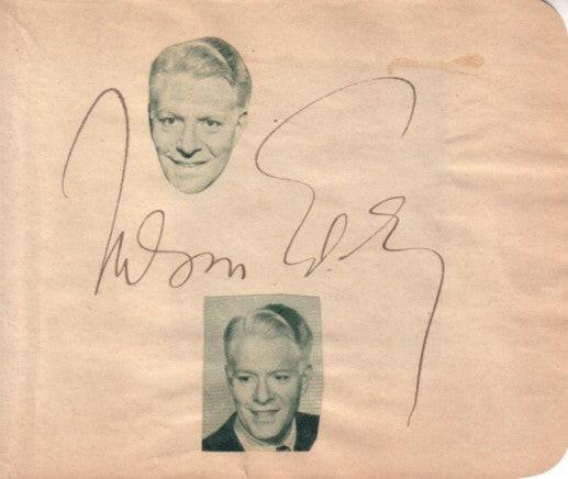 Nelson Eddy autographed autograph album or book page - AutographsForSale.com