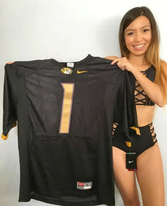 James Franklin Missouri Tigers black Nike jersey NEW - AutographsForSale.com