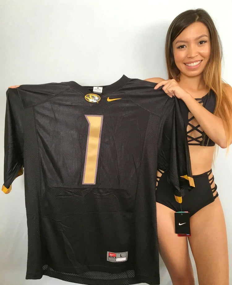 James Franklin Missouri Tigers black Nike jersey NEW - AutographsForSale.com