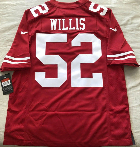 Patrick Willis San Francisco 49ers authentic Nike stitched red jersey NEW - AutographsForSale.com