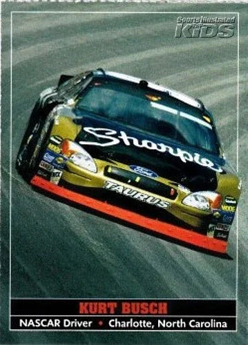 Kurt Busch 2005 Sports Illustrated for Kids NASCAR card - AutographsForSale.com