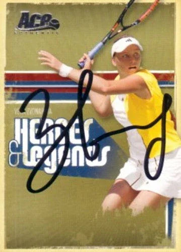 Vera Zvonareva autographed 2006 Ace Authentic tennis card - AutographsForSale.com