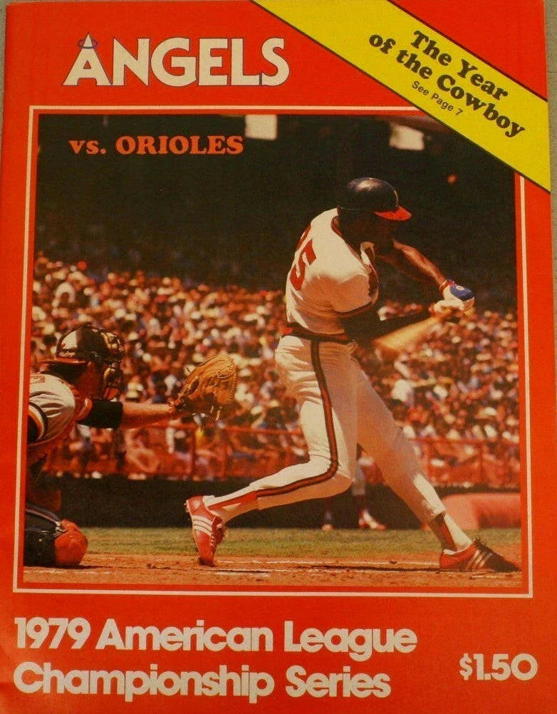 1979 ALCS program Baltimore Orioles vs California Angels - AutographsForSale.com