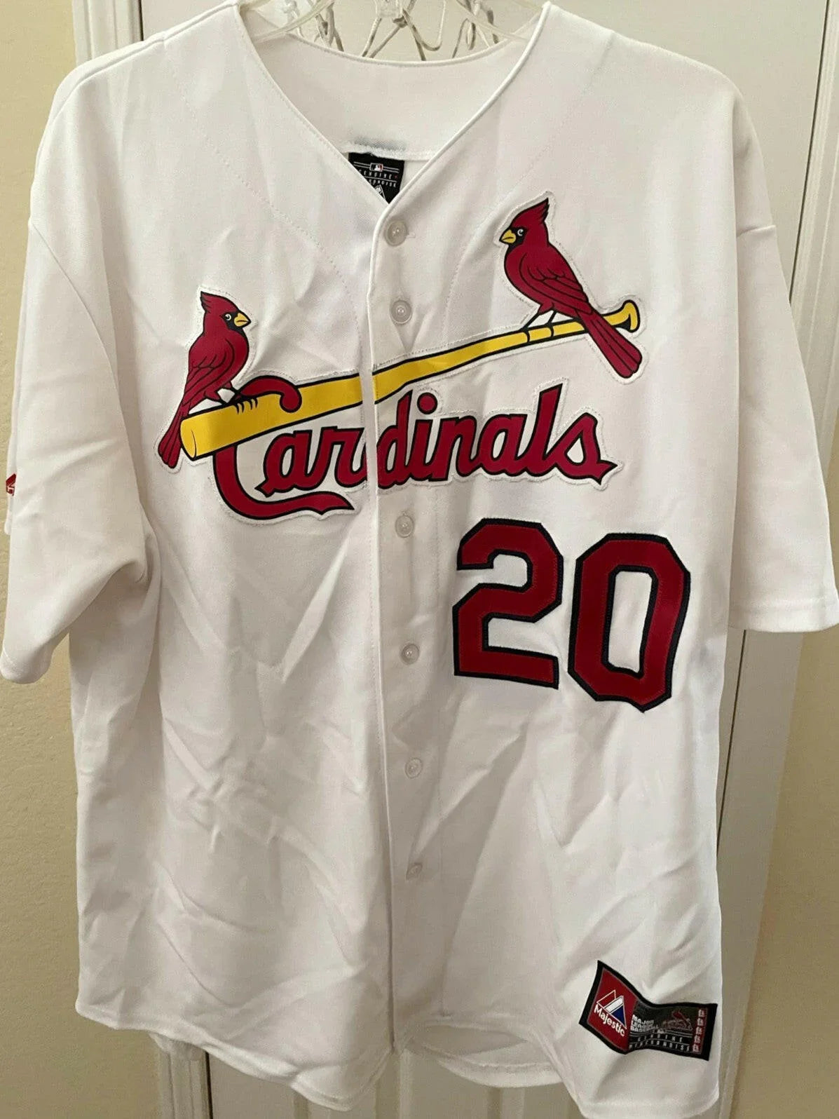 Lou Brock signed St Louis Cardinals Majestic jersey JSA - AutographsForSale.com