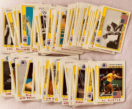 1983 Topps Greatest Olympians near set Jim Craig Joe Frazier Jesse Owens Jim Thorpe - AutographsForSale.com