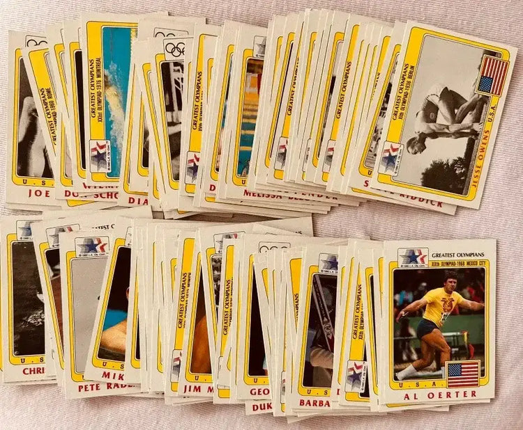 1983 Topps Greatest Olympians near set Jim Craig Joe Frazier Jesse Owens Jim Thorpe - AutographsForSale.com