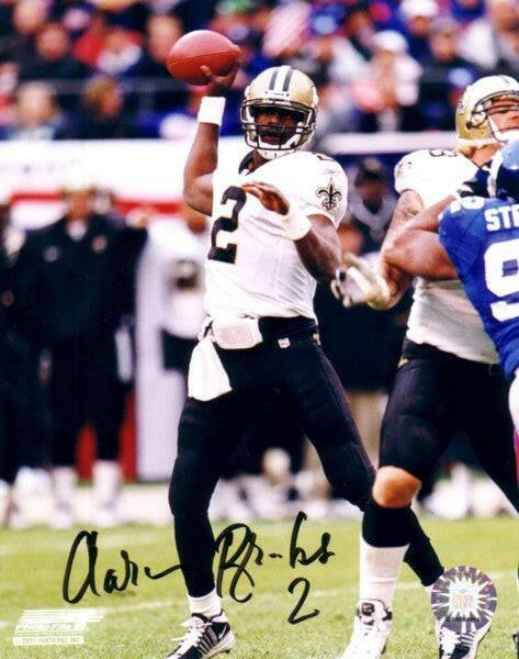 Aaron Brooks autographed New Orleans Saints 8x10 photo - AutographsForSale.com