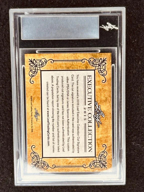 Fred Lynn 2015 Leaf Masterpiece Cut Signature certified autograph card 1/1 JSA California Angels Orioles Red Sox - AutographsForSale.com