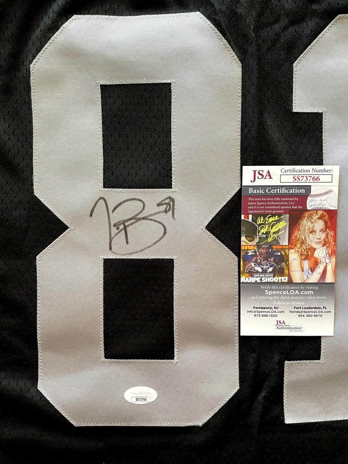 Tim Brown signed Raiders Starter 1992 1993 game jersey JSA - AutographsForSale.com