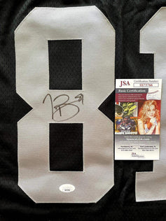 Tim Brown signed Raiders Starter 1992 1993 game jersey JSA - AutographsForSale.com