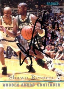 Shawn Respert signed Michigan St Spartans 1995 Classic card - AutographsForSale.com