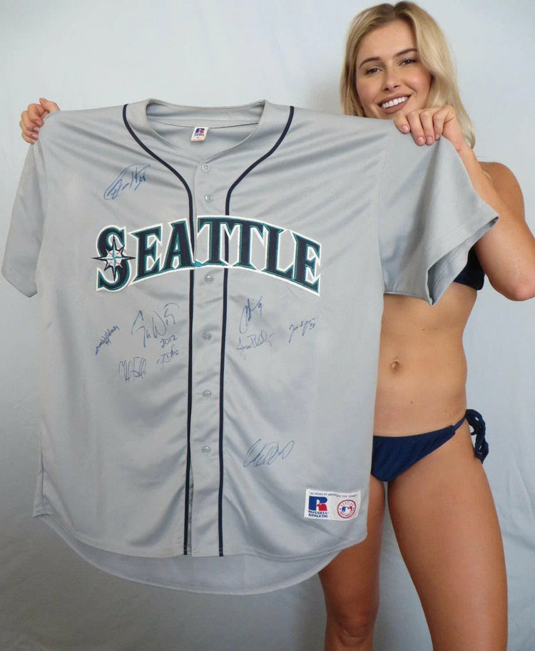 2012 Mariners team signed Russell jersey Felix Hernandez Ichiro Suzuki JSA - AutographsForSale.com