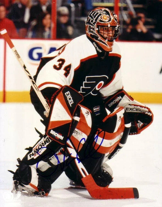 John Vanbiesbrouck signed Philadelphia Flyers 8x10 photo - AutographsForSale.com