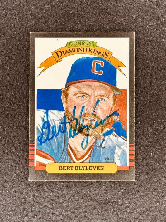 Bert Blyleven signed Cleveland Indians 1985 Donruss DK card - AutographsForSale.com