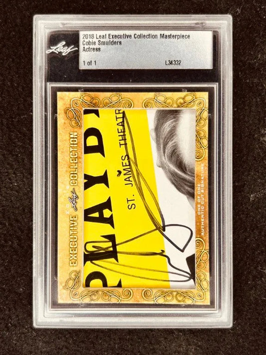 Cobie Smulders 2018 Leaf Masterpiece Cut Signature certified autograph card 1/1 JSA Avengers - AutographsForSale.com