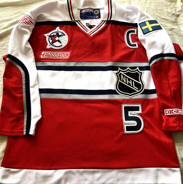 Nicklas Lidstrom 2000 NHL All-Star Game Detroit Red Wings CCM stitched jersey - AutographsForSale.com
