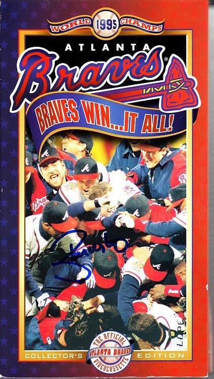 Ryan Klesko signed 1995 Atlanta Braves Win It All VHS video - AutographsForSale.com