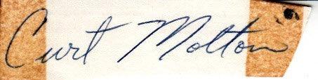 Curt Motton autograph or cut signature JSA Orioles - AutographsForSale.com