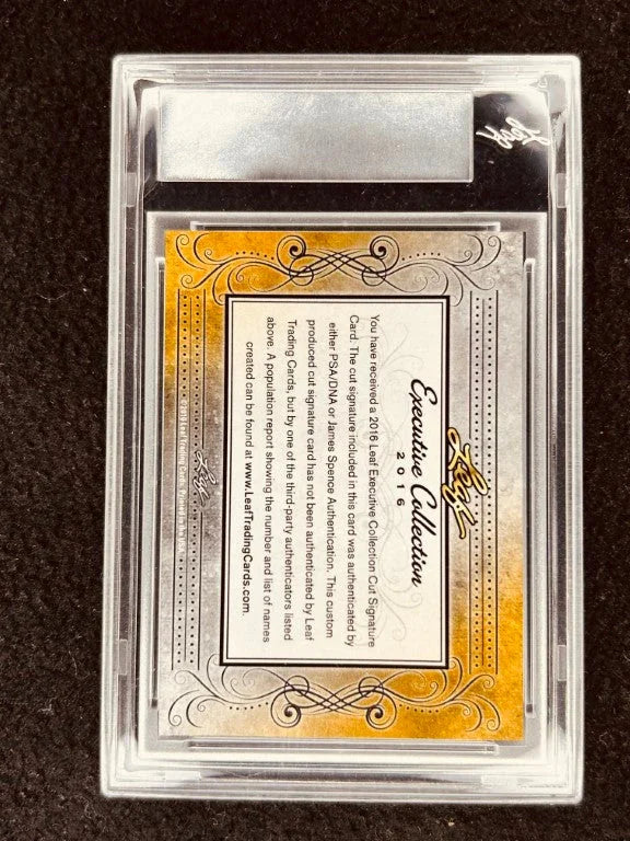 Edmund Hillary 2016 Leaf Masterpiece Cut Signature certified signed card 1/1 JSA Mt. Everest - AutographsForSale.com