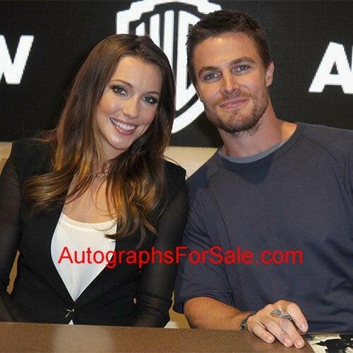 Stephen Amell and Katie Cassidy autographed Arrow 2012 Comic-Con poster JSA - AutographsForSale.com