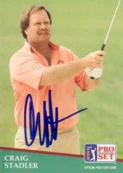 Craig Stadler autographed 1991 Pro Set golf card - AutographsForSale.com