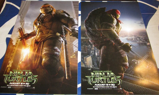 Teenage Mutant Ninja Turtles 3 mini 2014 movie posters - AutographsForSale.com