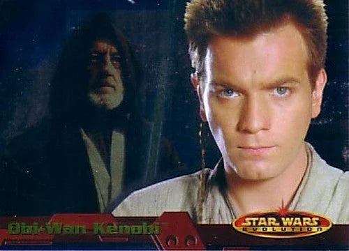 Star Wars Evolution 2001 Topps promo card P2 (Obi-Wan Kenobi) - AutographsForSale.com