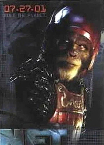 Planet of the Apes movie 2001 Topps promo card 2 - AutographsForSale.com