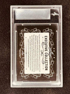 Hugh Hefner 2018 Leaf Cut Signature certified signed card JSA Playboy - AutographsForSale.com