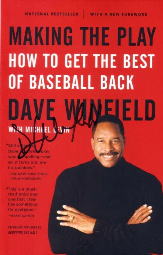 Dave Winfield signed Making Play Baseball book Padres Yankees - AutographsForSale.com