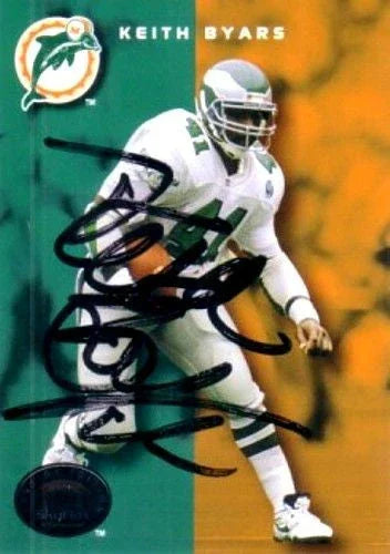 Keith Byars autographed Miami Dolphins 1993 SkyBox card - AutographsForSale.com