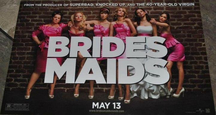Bridesmaids mini 11x17 2 Sided movie poster Kristen Wiig - AutographsForSale.com