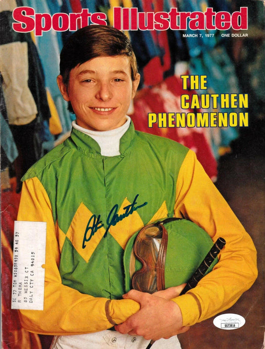 Steve Cauthen autographed 1977 Sports Illustrated (JSA) - AutographsForSale.com
