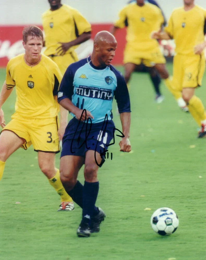 Chiquinho Conde autographed MLS Tampa Bay Mutiny 8x10 photo - AutographsForSale.com